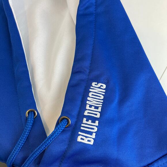 Colosseum Royal DePaul Blue Demons Arch and Logo Hoodie Men's Large - Picture 4 of 11